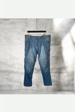 MILWAUKEE LEATHER MDM5013 MEN'S MILLENNIUM BLUE KNEE SIZE 42 x 34